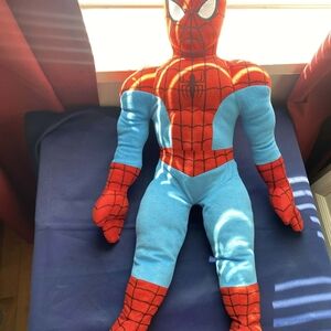 Kids Superhero Plush Costume Doll - Red and Blue